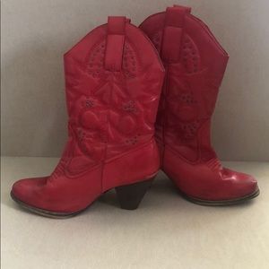 Red Cowboy Boots